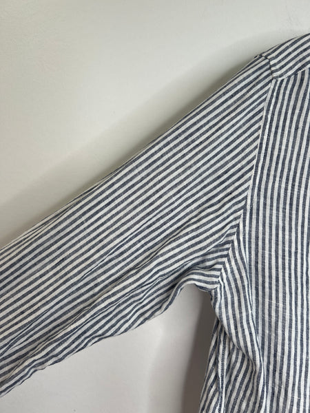 Uniqlo Striped Button-Up Top (XL)