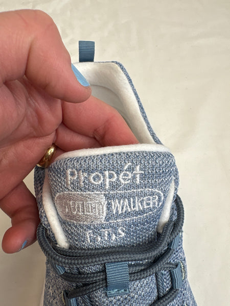 Propet Women's Denim Blue/White Stability Fly Walking Shoes (US 11)