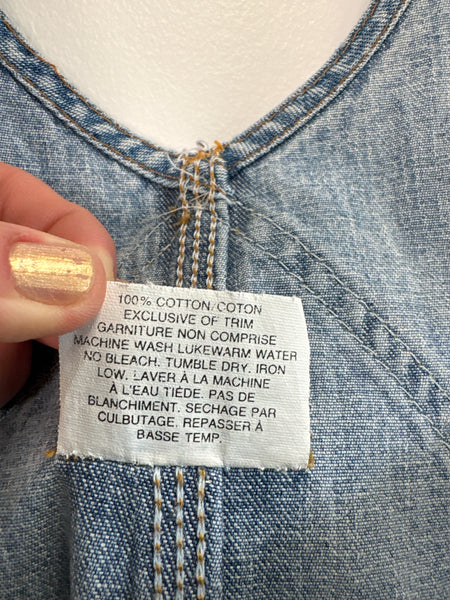 Retro La Griffe Jeans Denim Overalls (S)