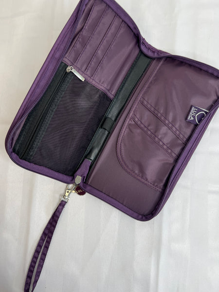 Lula Purple Travel Wallet