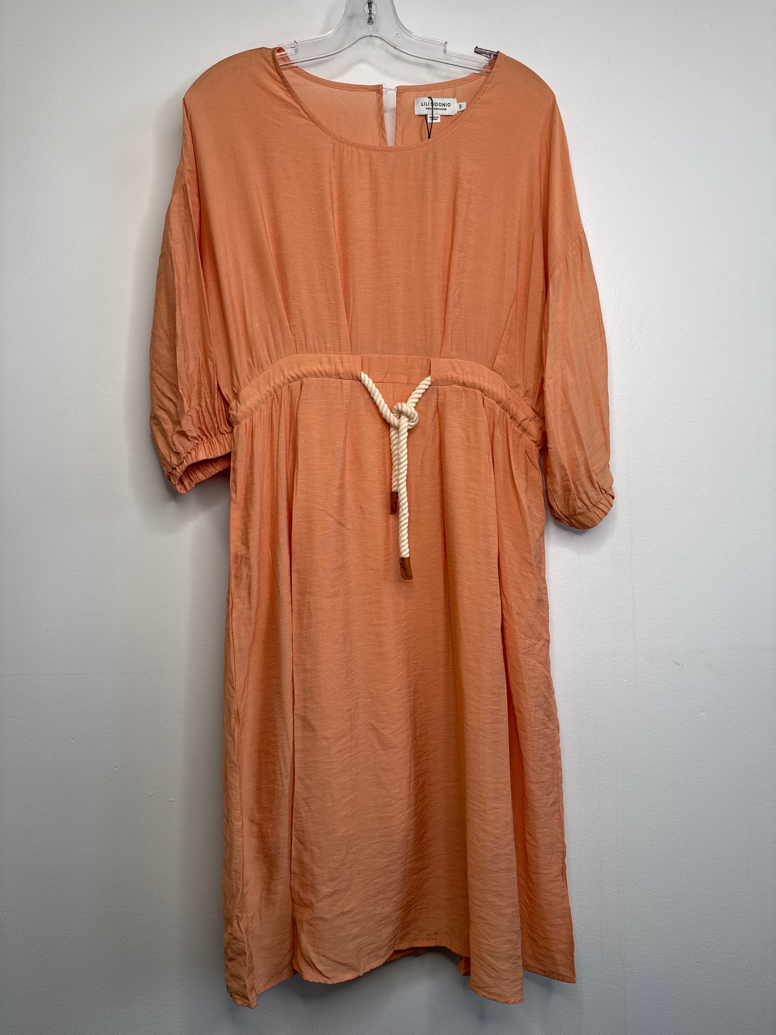 Lili Sidonio Molly Bracken Midi Drapery Dress (S)