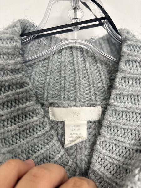 H&M Thick Knit Cropped Sweater (XS)