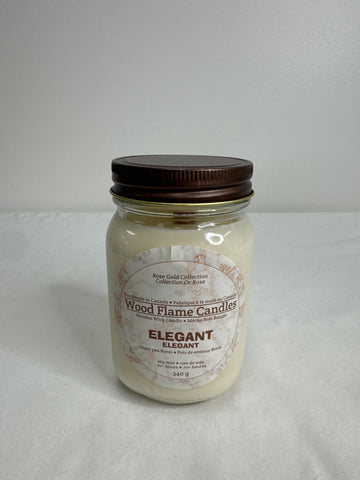 Wood Flame Candles Elegant Candle