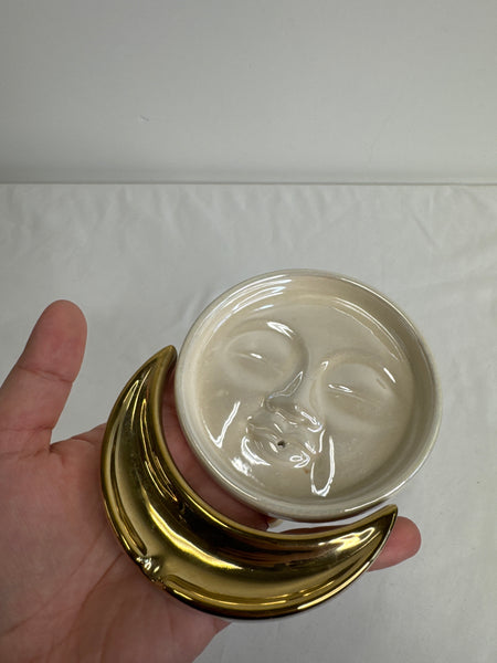 NWT SET OF 2 UO Man On The Moon Incense Holder