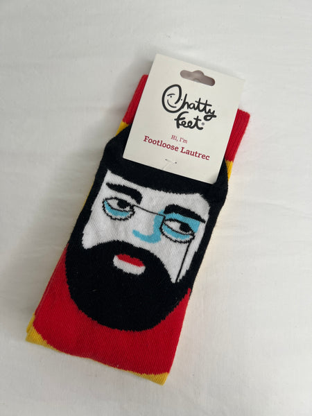 Chatty Feet Footloose Lautrec Socks (10/13)