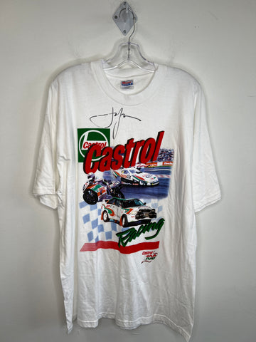 Vintage Castrol Racing "Car" Graphic T-shirt (XL)