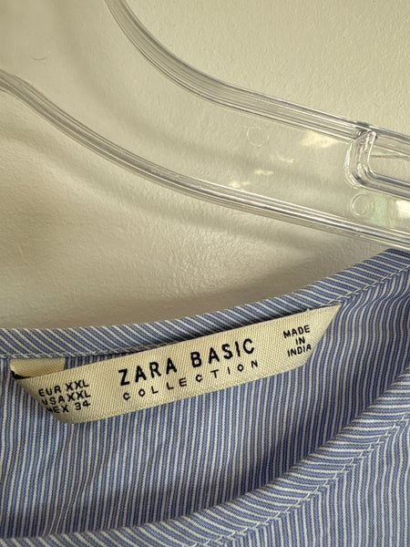 Zara Basic Bell Sleeve Blouse (XXL)