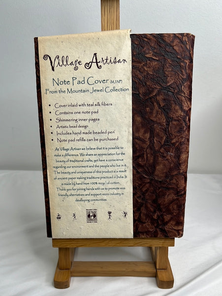 Village Artisan Note Pad Cover From The Mountain Jewel Collection