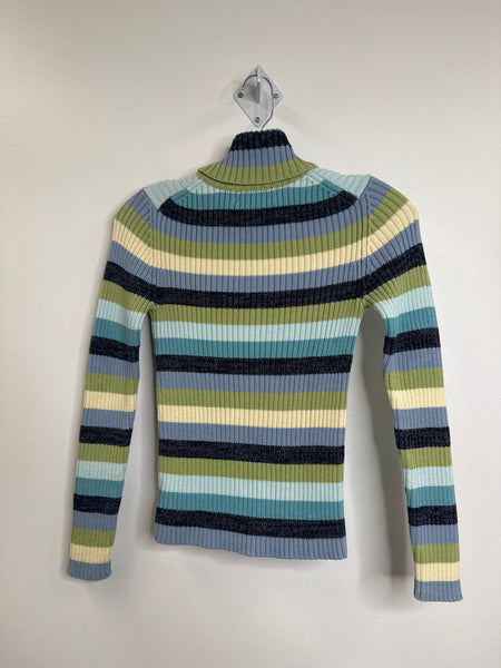 Eddie Bauer Striped Turtleneck Sweater (XS)