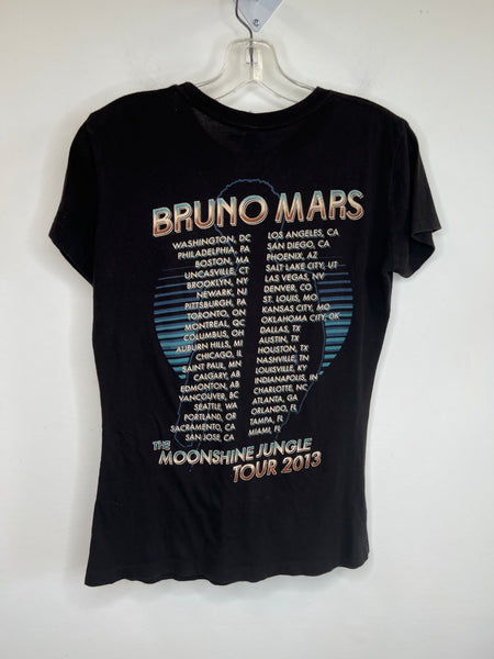 Bruno Mars "The Moonshine Jungle Tour 2013" Concert Graphic T-shirt (L)