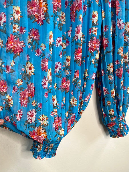 Be.You.tiful Floral Pleated Harem Pants (S)