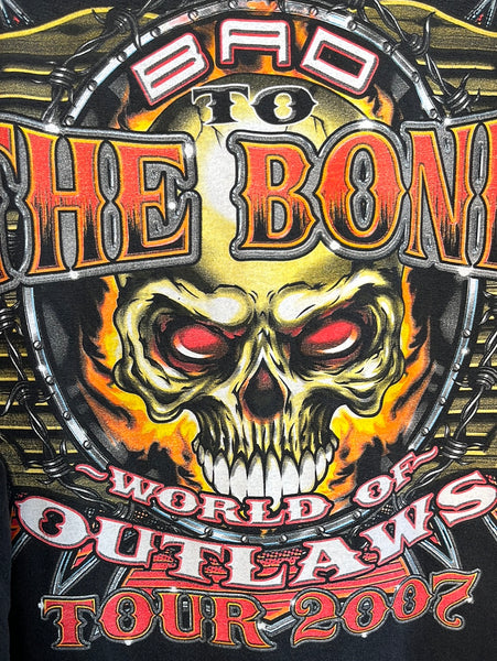 Retro World of Outlaws 2007 Tour Sport Arizona Graphic Shirt (2XL)