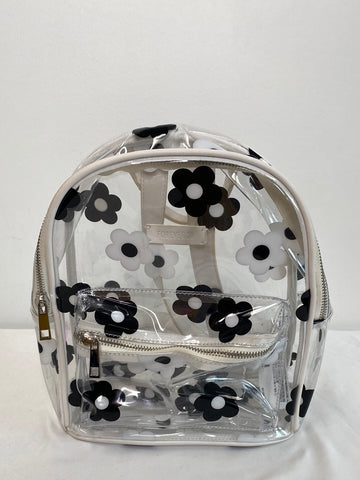 Forever 21 Clear Floral Backpack