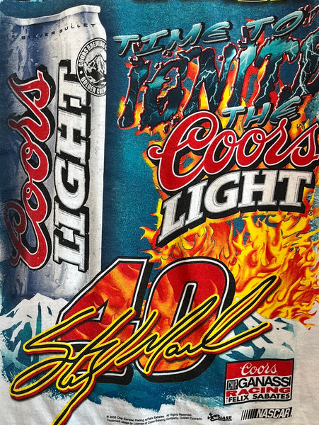 Chase Authentica Sterling Marlin Coors Light 2003 Tank Graphic Top (XL)