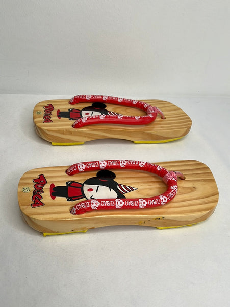 Pucca Rubber Outsole Wood Geta (35)
