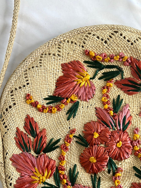 Hand Woven Floral Bag