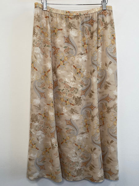 Retro Russ Floral Midi Skirt