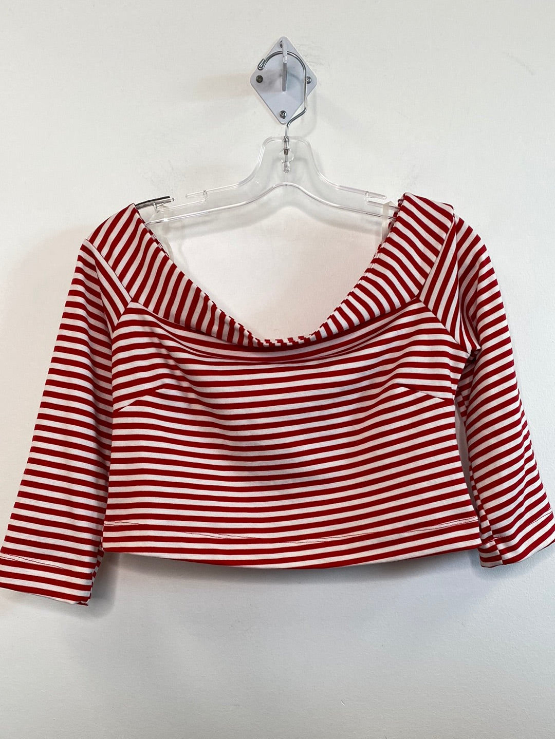 Bettie Page Striped Cropped Top (12)