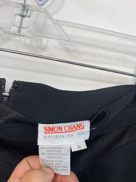 NWT Retro Simon Chang Pleated Knee-Length Skirt (8)