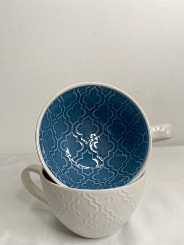 Set Of Two Ceramic Mugs