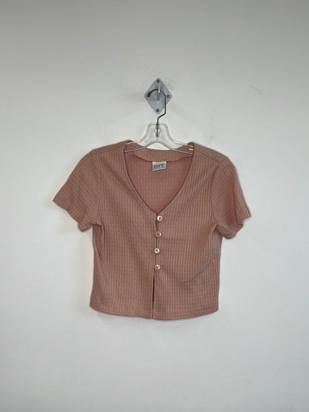 Style My Way Button-Up Crop Top