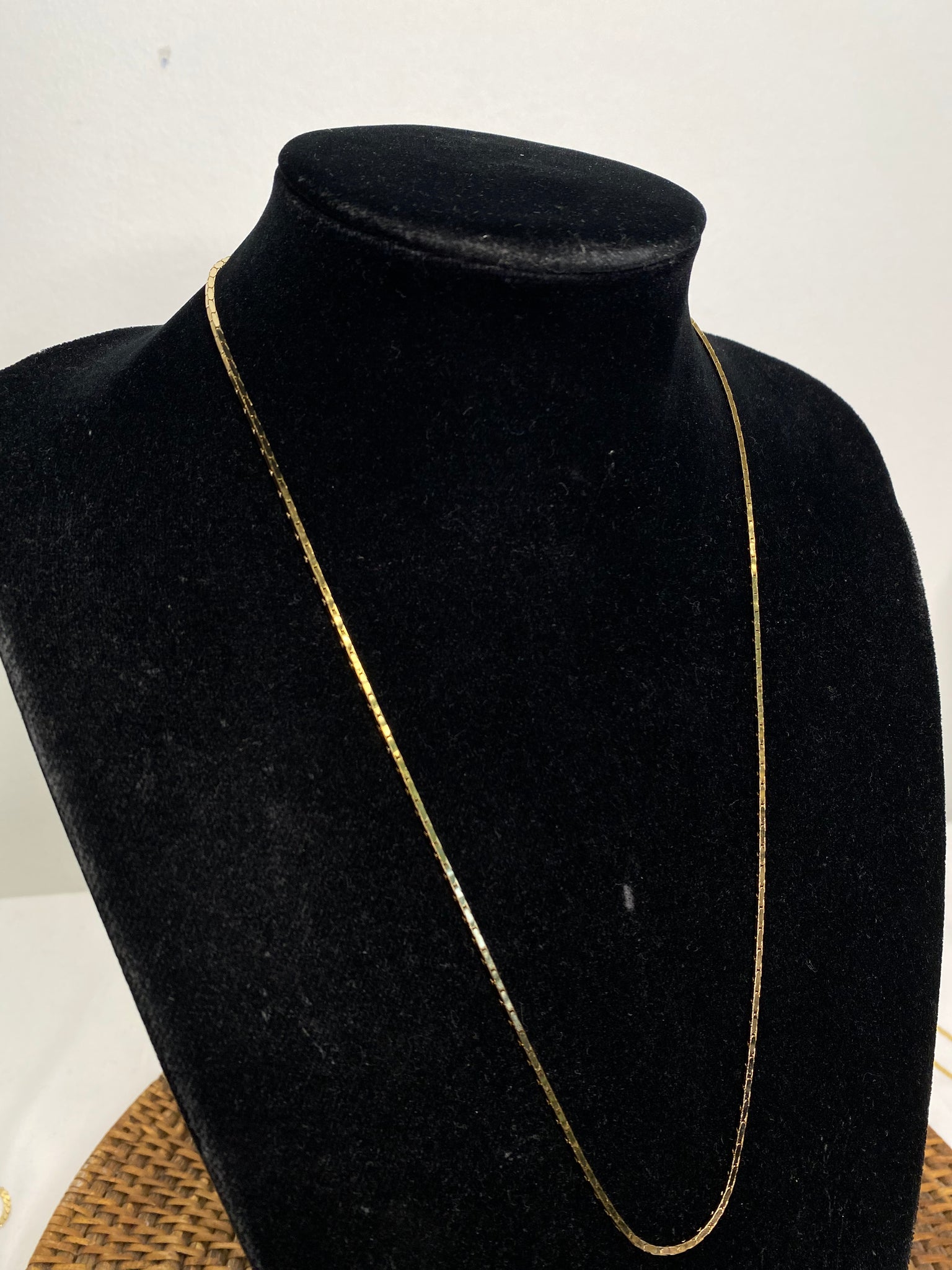 Gold Colour Chain Necklace