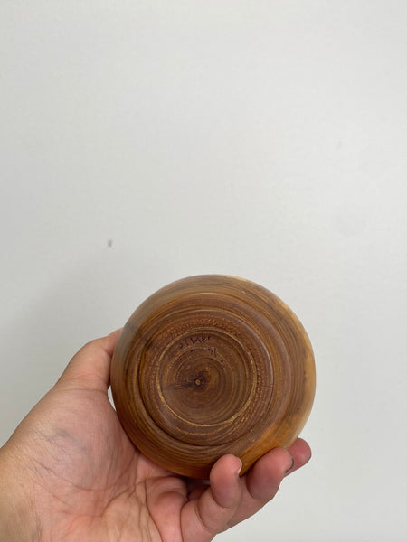 Set Of 2 Wooden Vase | Signed By Delmer Epp
