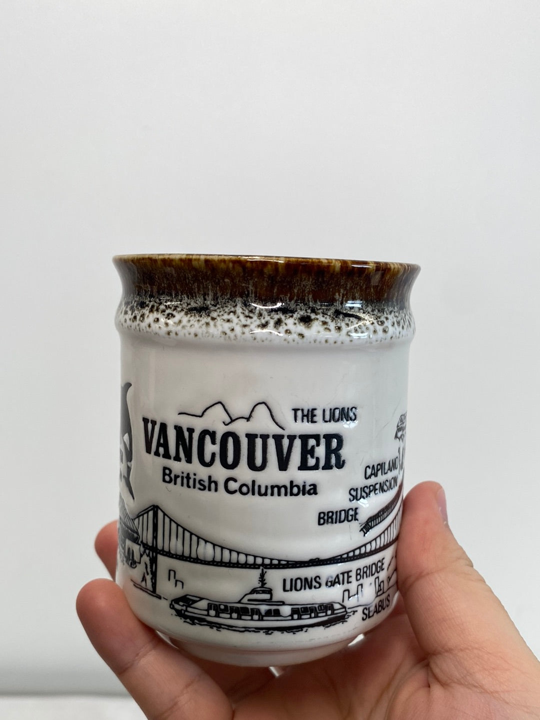 Vintage Porcelain Canada Souvenir Mug Vancouver, BC