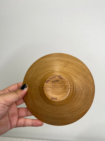 Set Of 2 Wooden Bowls | Signed By Delmer Epp