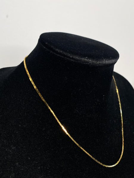 Gold Colour Chain Necklace