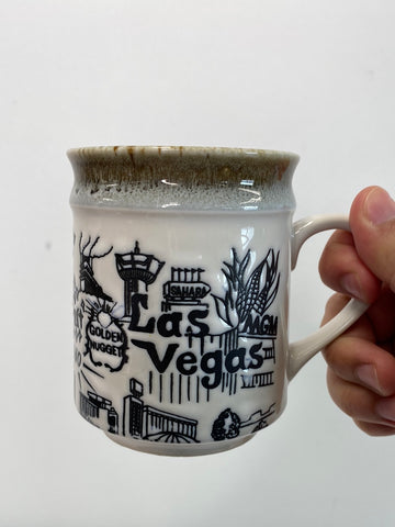 Vintage Porcelain United States Souvenir Mug Las Vegas