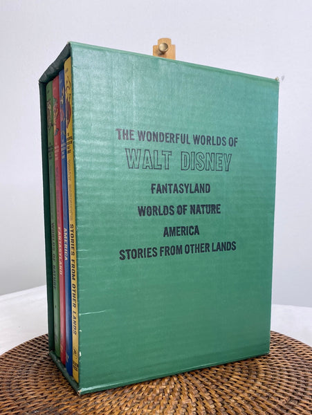 Vintage Golden Press New York Wonderful World of Walt Disney Children's Books- set of 4