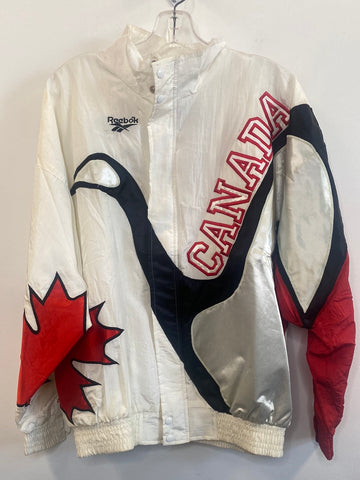 Vintage Team Canada Victoria 1994 Commonwealth Reebok Windbreaker Jacket (M)