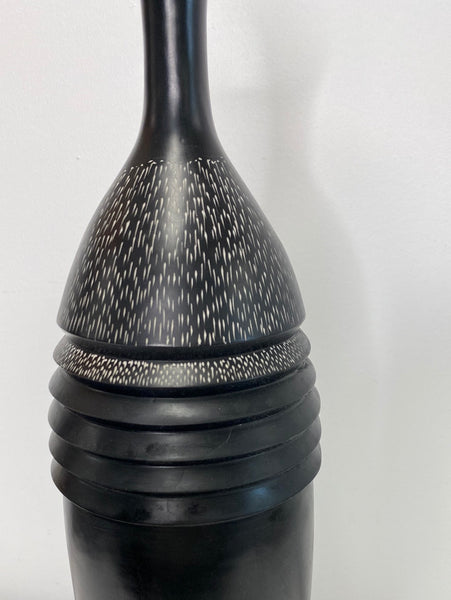 Tall Black Vase - sold separately
